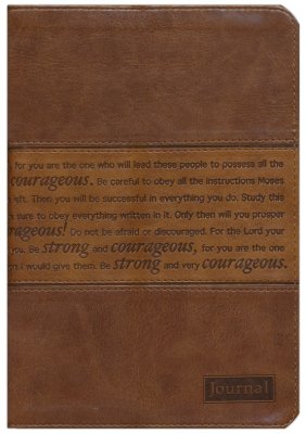 Journal, Strong and Courageous, Brown