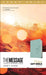 The Message Large-Print Deluxe Gift Bible, soft leather-look, teal