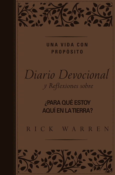 Una vida con propósito: Diario devocional - Rick Warren - Coffee & Jesus
