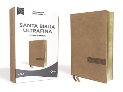 Biblia ultrafina letra grande / Beige - NBLA