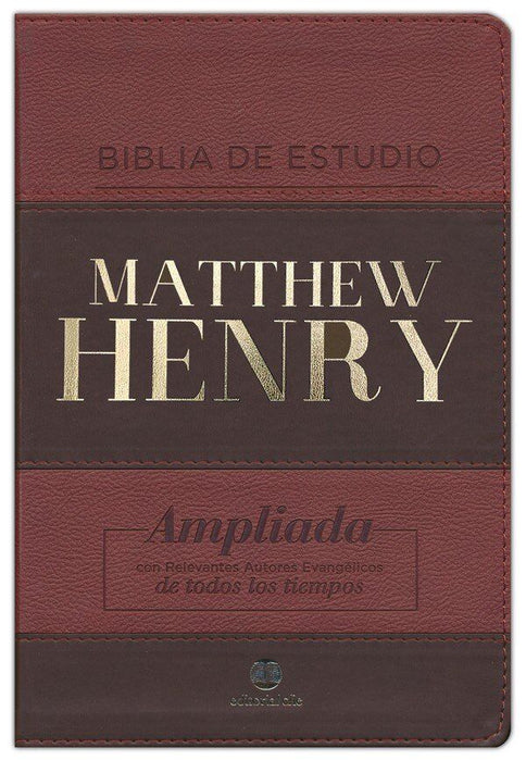 Biblia de estudio Matthew Henry, clásica con índice - RVR 1960