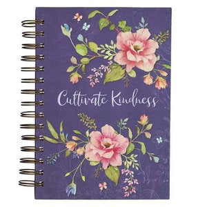 Cultivate Kindness Wirebound Journal, Purple
