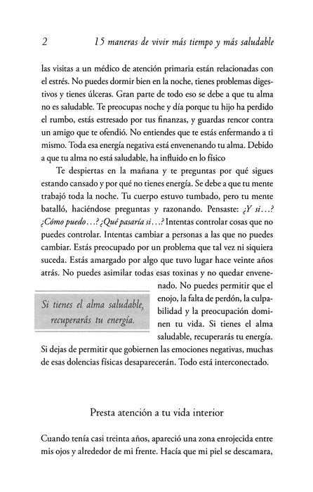 15 maneras de vivir más tiempo y más saludable