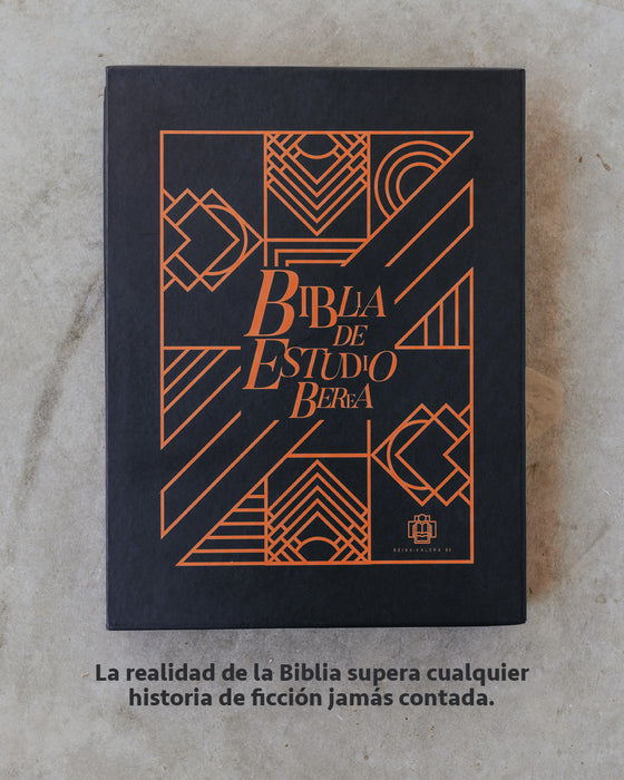 Biblia de estudio Berea sentipiel negro- RVR 1995