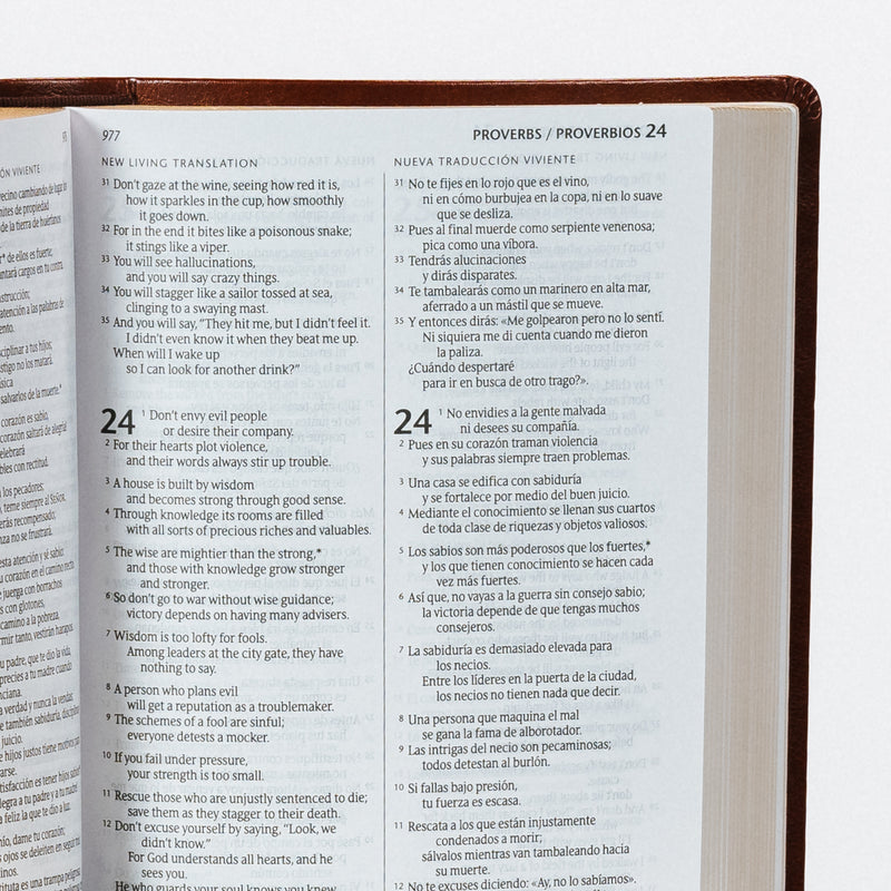 Biblia bilingüe café - NLT/NTV