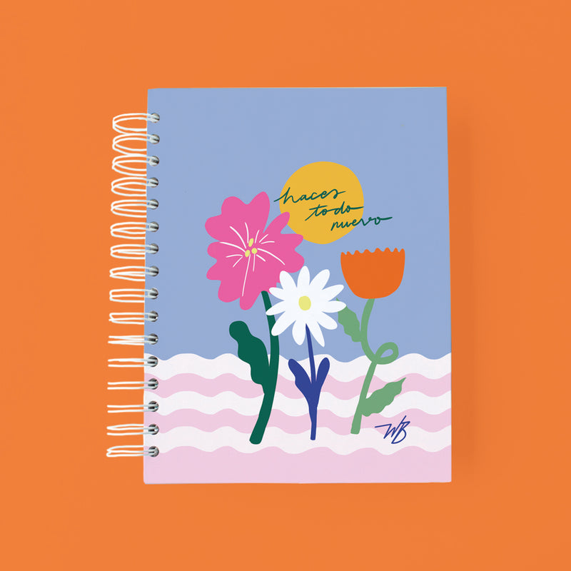 Cuaderno 5 materias Haces todo nuevo White Bird