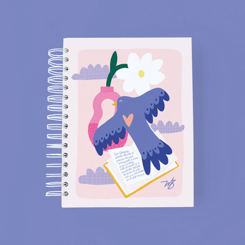 Cuaderno sencillo Spirit Lead me White Bird