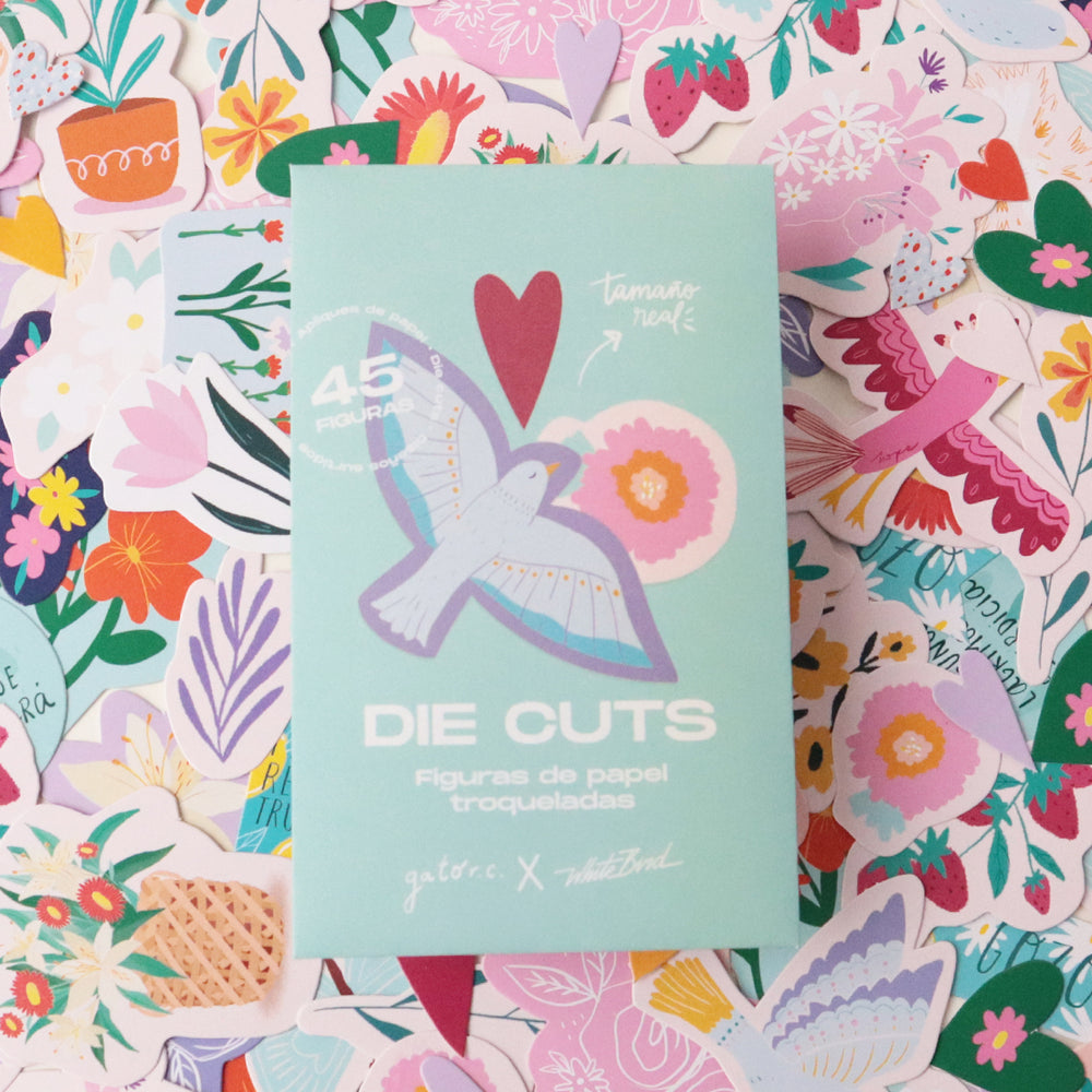 Die cuts Oh Sana White bird