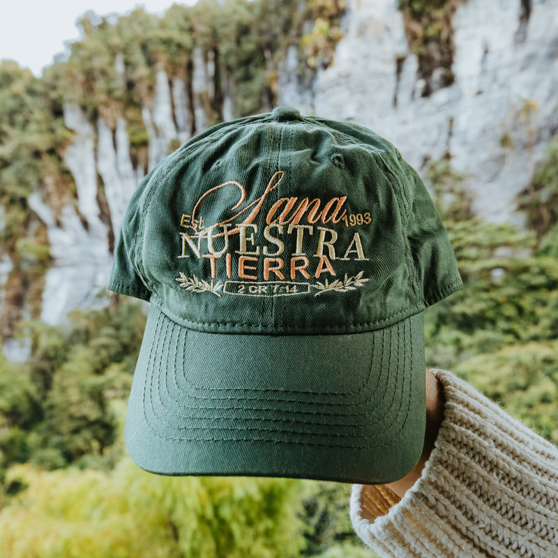 Gorra color verde - Sana nuestra tierra