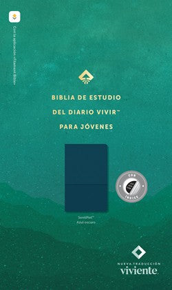 Biblia de estudio del Diario Vivir para Jóvenes, color azul - NTV