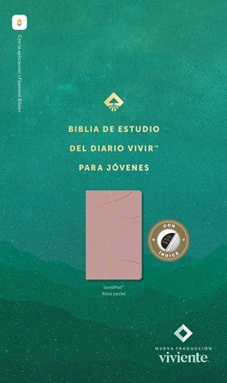 Biblia de estudio del Diario Vivir para Jóvenes Con índice , color rosa - NTV