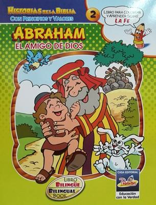 Cartilla para colorear Abraham el amigo de Dios
