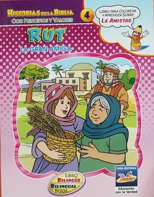 Cartilla para colorear, Rut la gran amiga