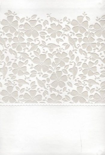 Biblia Recuerdo de Boda, blanco floral símil piel - RVR 1960