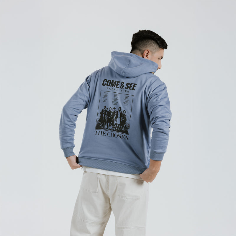 Buzo con Capota The Chosen - Come & See Azul