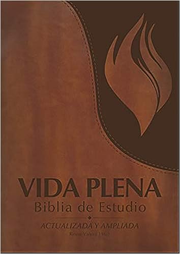 Biblia de estudio vida plena, actualizada y ampliada con índice marrón - RVR 1960