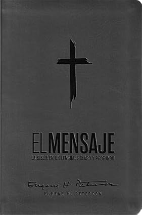 Biblia Gris SentiPiel - El Mensaje
