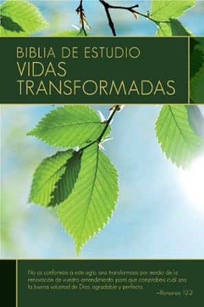 Biblia de estudio: vidas transformadas RVR1960