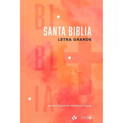 Biblia rustica, letra grande, color rojo - NVI
