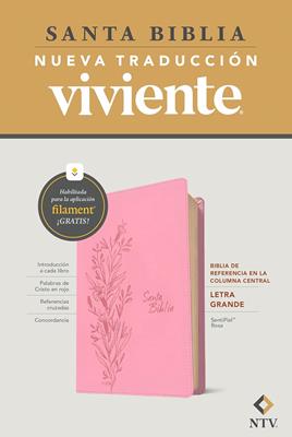 Biblia Referencia En Columna, Rosa Sin Cierre, Con Filament - NTV