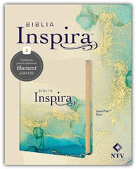 BIBLIA INSPIRA CON FILAMENT COLOR ORO - NTV