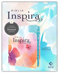 Biblia Inspira Paraíso Floral - Tapa Dura NTV con Filament