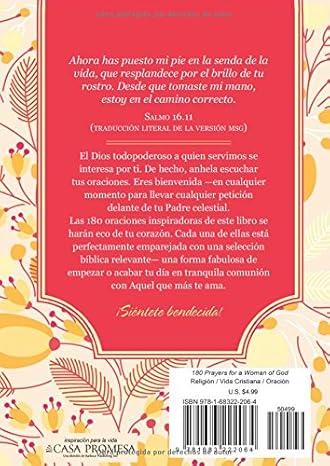 180 oraciones para una mujer de Dios