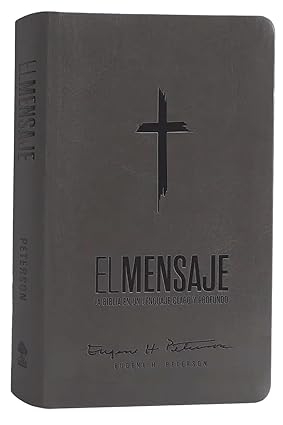 Biblia Gris SentiPiel - El Mensaje