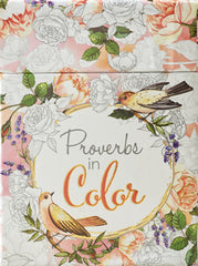 TARJETA PARA COLOREAR -  PROVERBS IN COLOR