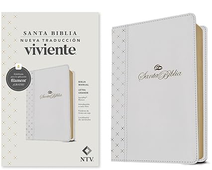 Biblia Manual Letra Grande Blanco - NTV con Filament