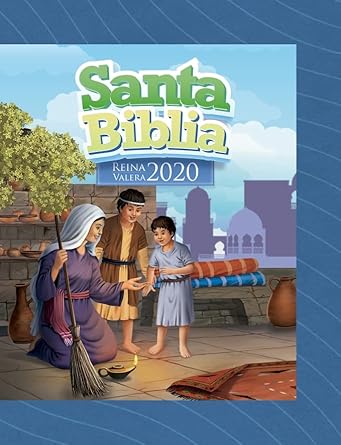 Biblia para Niños, tapa dura, azul, RVR 2020