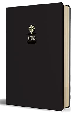 Biblia tamaño grande, letra grande, piel negra - RVR 1960