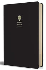Biblia tamaño grande, letra grande, piel negra - RVR 1960
