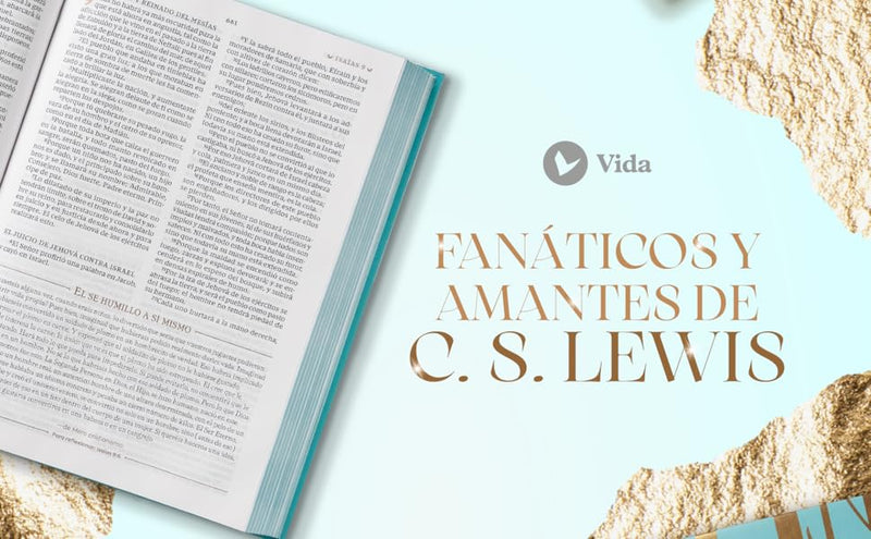 Biblia Reflexiones de C. S Turquesa Tapa Dura Lewis- RVR1960