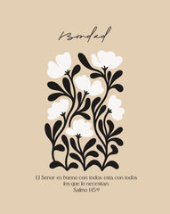 Cuadro decorativo 41cm x 51cm, Bondad, Salmo 145:9