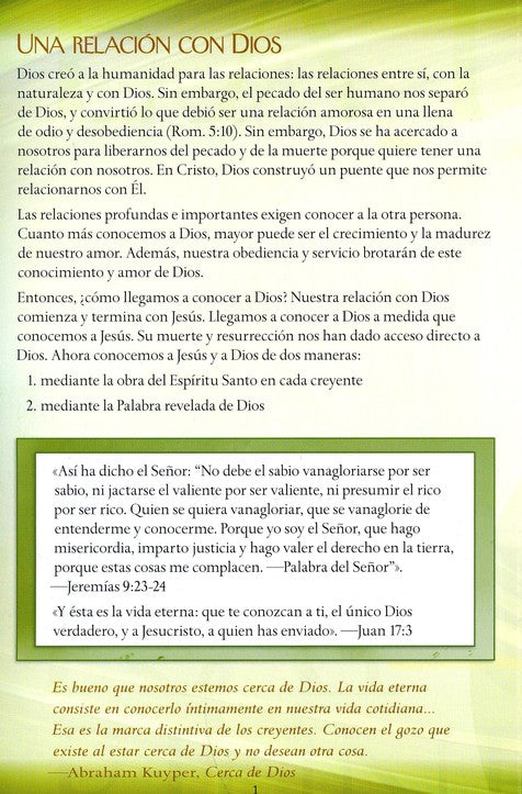 Folleto Atributos de Dios