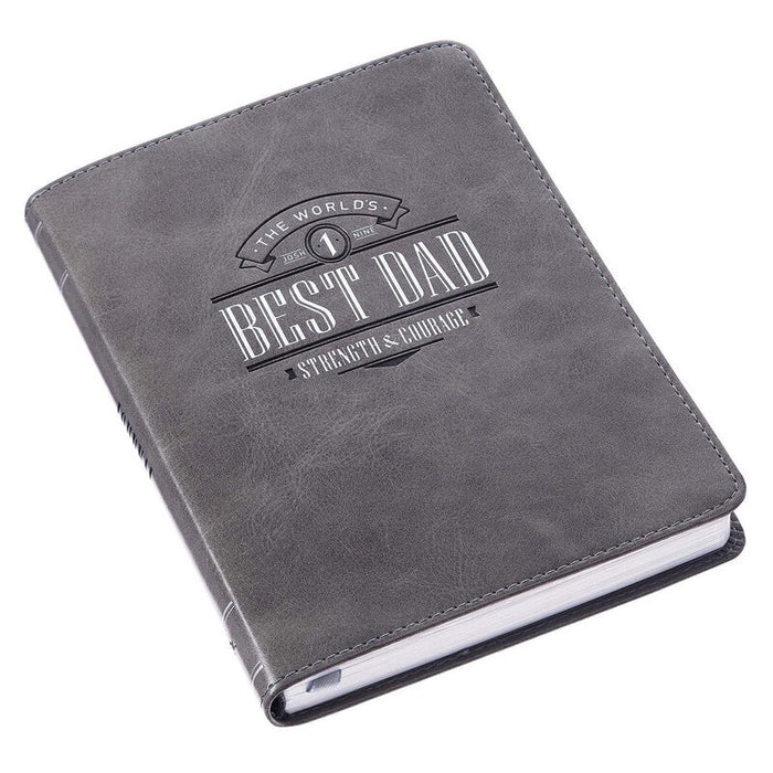 Agenda de lujo The world's best Dad - Gris