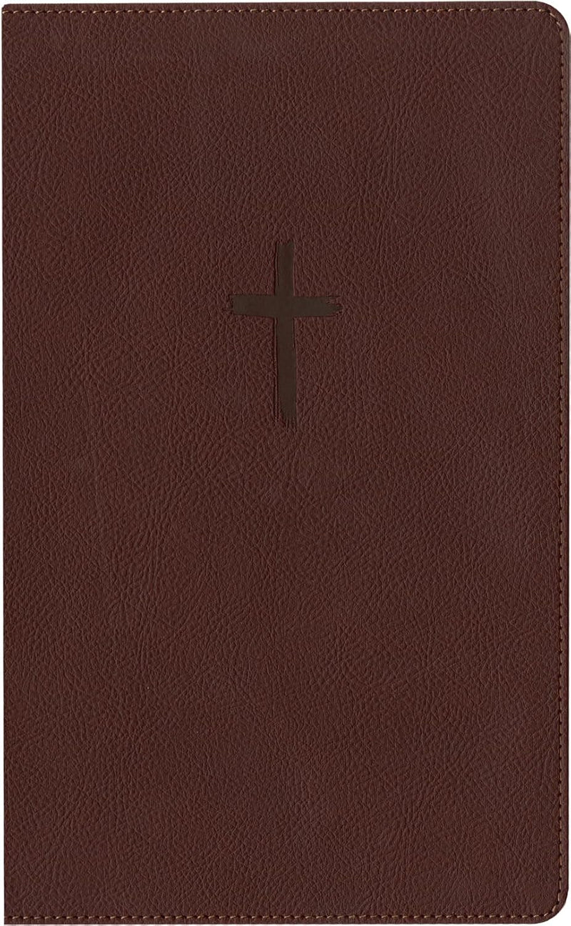 Biblia de referencia, letra grande con Filament, SentiPiel Café, Índice, Letra Roja - NTV