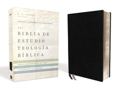Biblia de estudio, teologia biblica, color negro - NVI