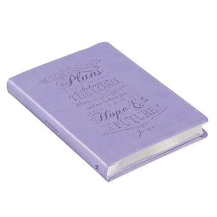 Agenda de lujo I know the plans Jeremías 29:11 - Púrpura