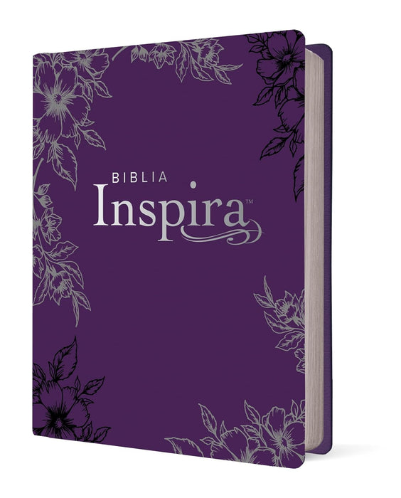 BIBLIA INSPIRA CON FILAMENT, TAPA DURA, COLOR LAVANDA - NTV