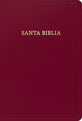 Biblia letra grande tamaño manual, borgoña, imitación piel, RVR 1960