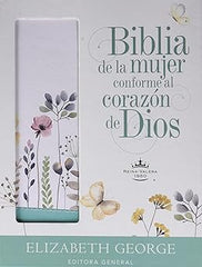 Biblia de la mujer conforme al corazón de Dios: Edición jardín - RVR 1960