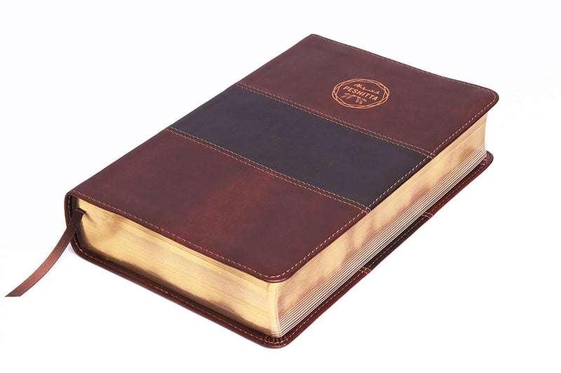 Biblia Peshita - Semi Piel - Caoba Duotono