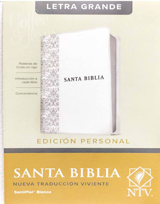 Santa Biblia edición personal, letra grande - NTV