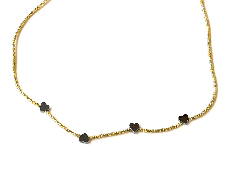 Collar Corazones