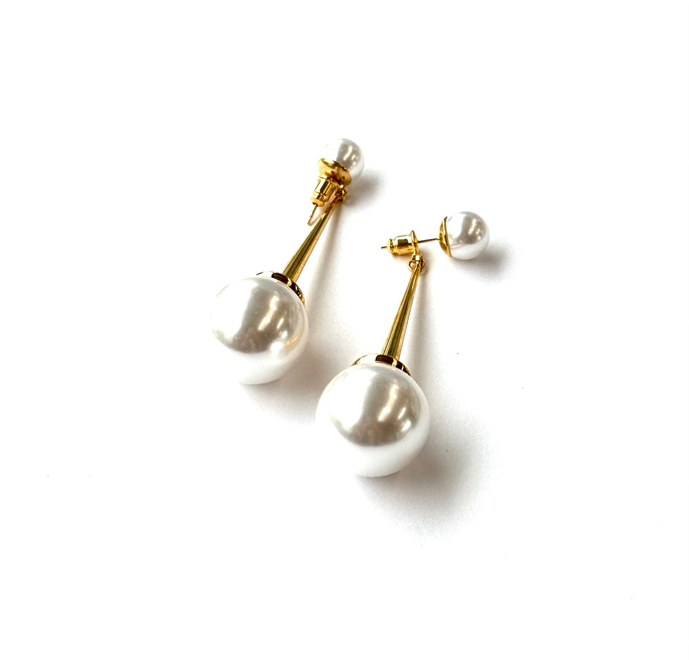 Aretes Perla grande