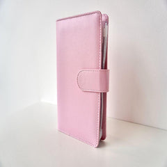 Organizador financiero rosado