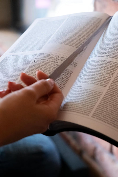 Biblia Bilingue, Azul Marino, Piel Especial - NVI/NIV