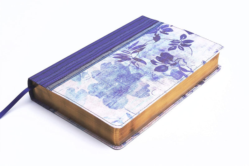 Biblia de estudio para mujeres, azul floreado tapa dura - RVR 1960
